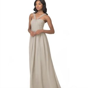 AZAZIE DORY TAUPE DRESS Size A2